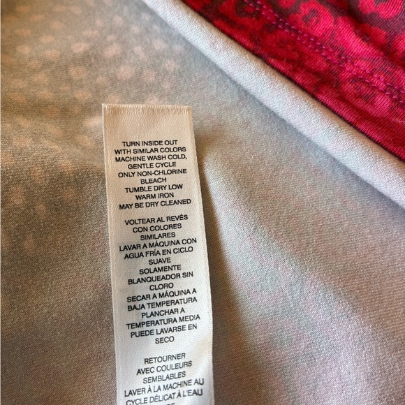 CHICO’S Sleeveless Orange/Pink/Brown Leopard Print Dress Size XS (0) - Picture 5 of 7